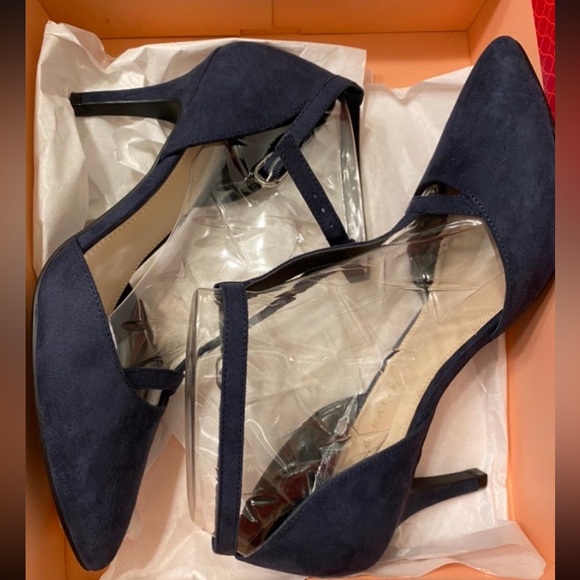 Kelly & Katie Renilla Women Blue Heels - Picture 1 of 3